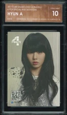 2011 Cube Undisclosed US Travels K-POP Special #001 Hyun A Signature   CCG 10