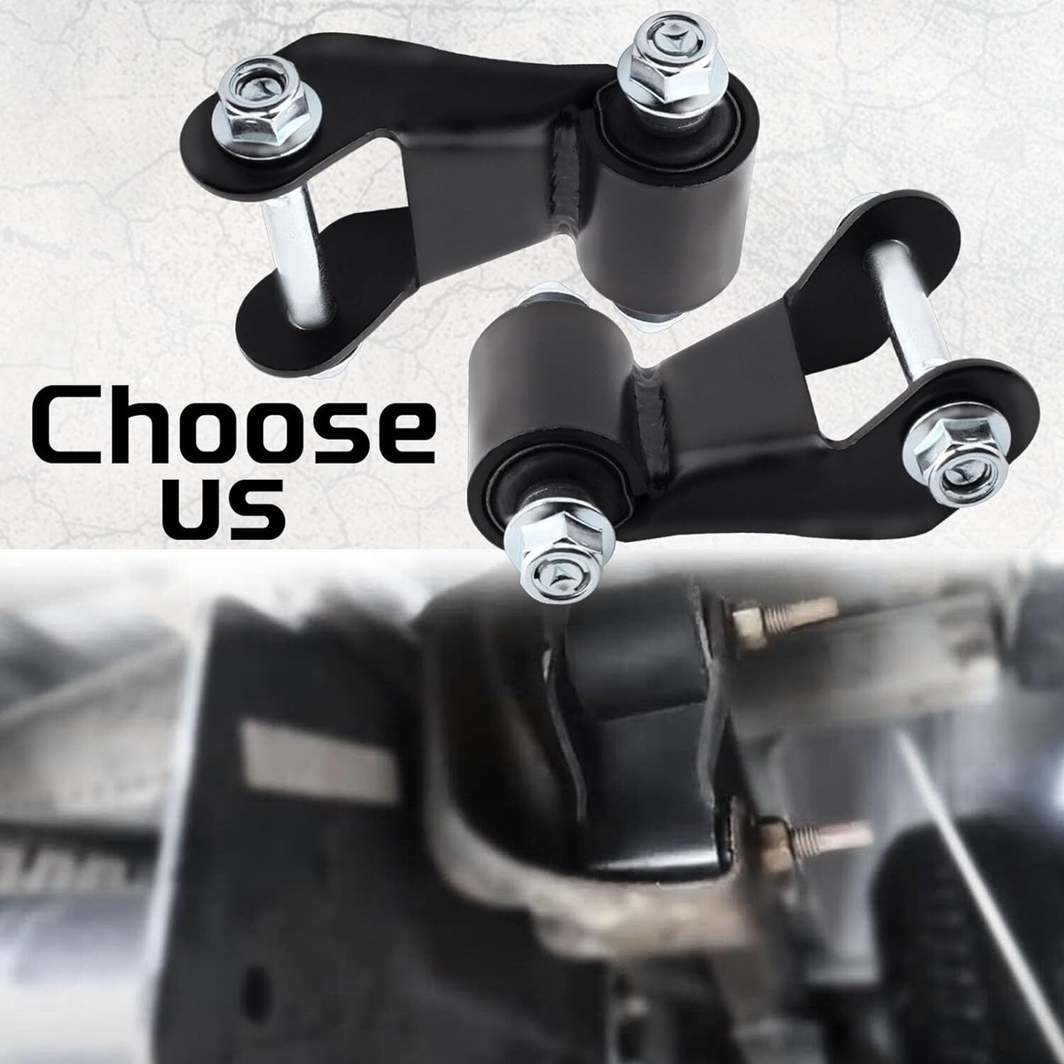 Silverado 1500 Leaf Spring Shackle; Rear (99-13 Silverado 1500