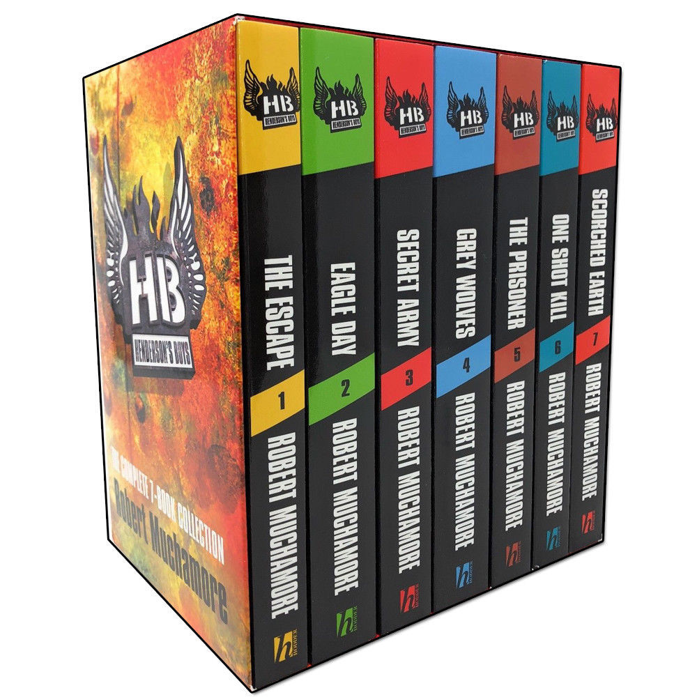 Robert Muchamore Hendersons Boys Collection 7 Books Set Scorched Earth PB NEW