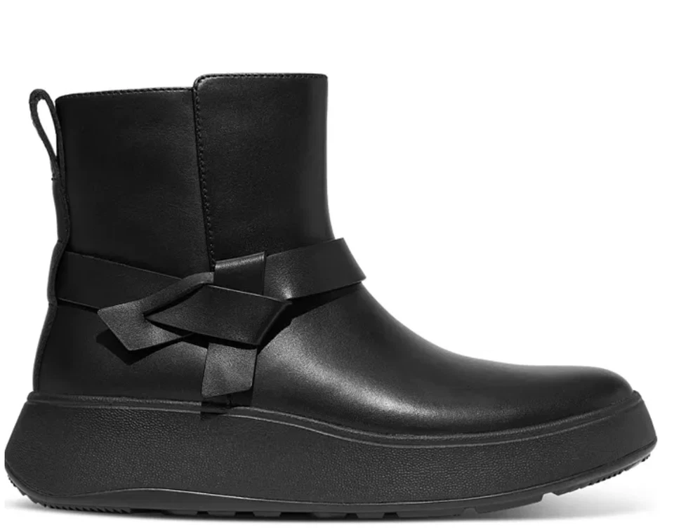 Fitflop Women's F-Mode Knotted-Strap Platform Booties - Image 3 of 4