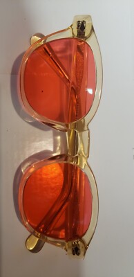 YESGLASSES WALL-E SUNGLASSES 48-22-145 C7 TAN TRANSLUCENT PINK