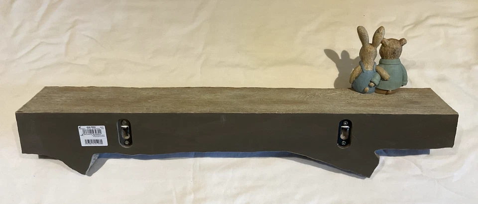 Próximo Prateleira de efeito madeira natural Bertie Bear e Rosie Rabbit **Nova em folha ** - Imagem 4 de 4