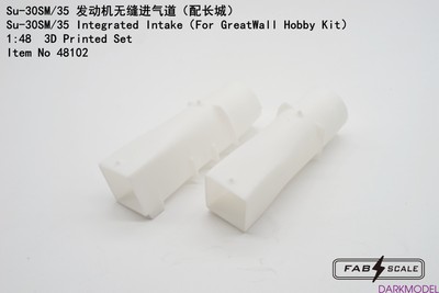 FAB FA48102 1/48 Integrated Intake For GreatWallHobby Kit 3D Printed Set