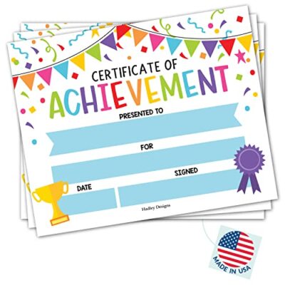 25 Colorful Preschool Diploma Kindergarten Certificates For Kids - Kindergart...
