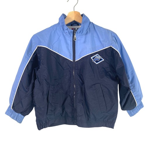 Fila Kid's Full Zip Color Block Track Jacket Blue Size S