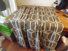 NEW TAUPE  TAN CURTAIN PANEL LINED ROOM DARKENING 53w X 56" NWOT