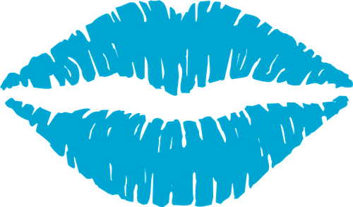 Lips Kiss Lipstick Quality vinyl decal Sticker 43 different colors available - Foto 27 di 45