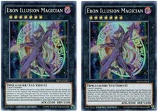 x2 Ebon Illusion Magician SHVI-ENSE1 - Super Rare Limited Edition NM Yugioh TCG