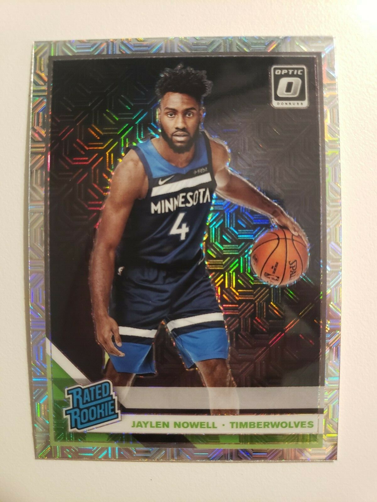 Jaylen Nowell 2019-20 Optic Rated Rookie RC #155 Choice Mojo Prizm
