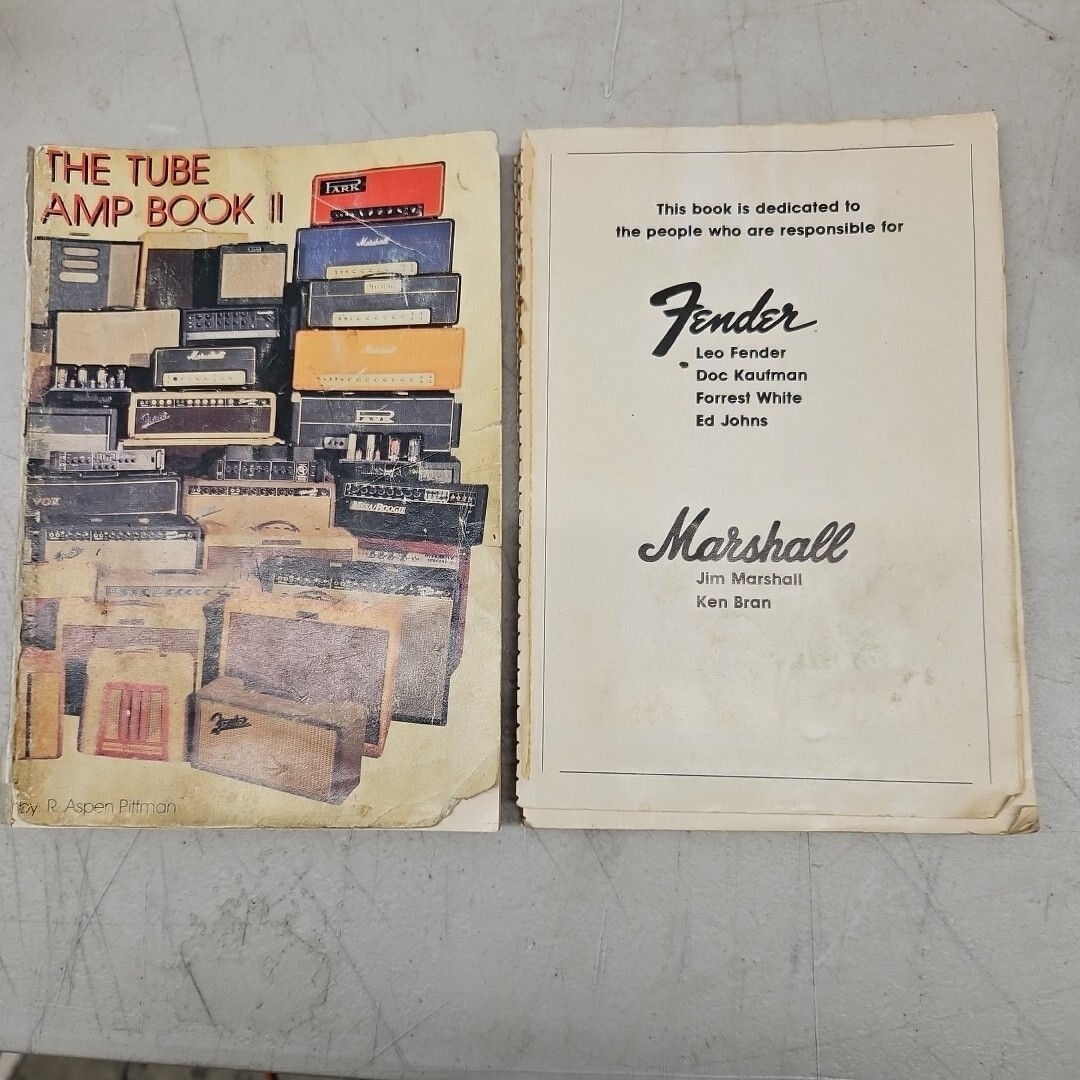 The Tube Amp Book 1 & 2 Aspen Pittman Groove T Fender Marshall Ampeg eBay