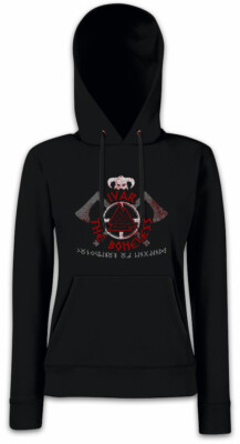 Ivar The Boneless Damen Hoodie Kapuzenpullover Wikinger Vikings Odin Walhalla