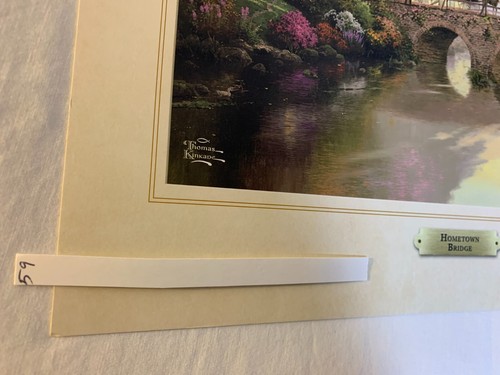 Thomas Kinkade Limited Print Signed Plate Offset Lithographs - Picture 32 of 126