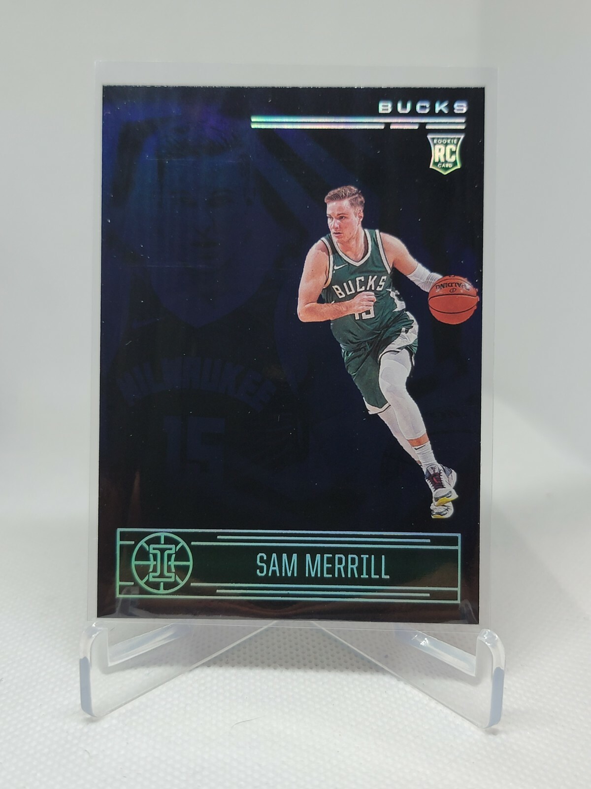 2020-21 Panini Illusions Sapphire #199 Sam Merrill RC B5A