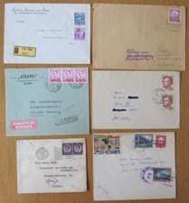 6 Briefe nach Wien 1950 und 1960er Jahr, ua. von Guatemala
