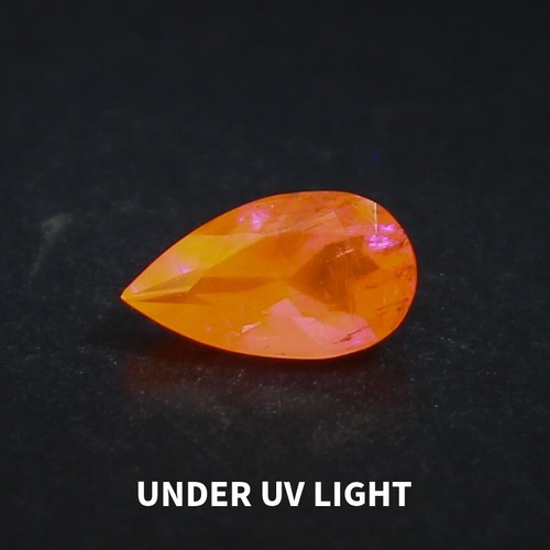 Natural Color Change Hackmanite 0.22 Carat 5.9x3.3 MM Pear Shape Faceted Gem - Picture 3 of 10