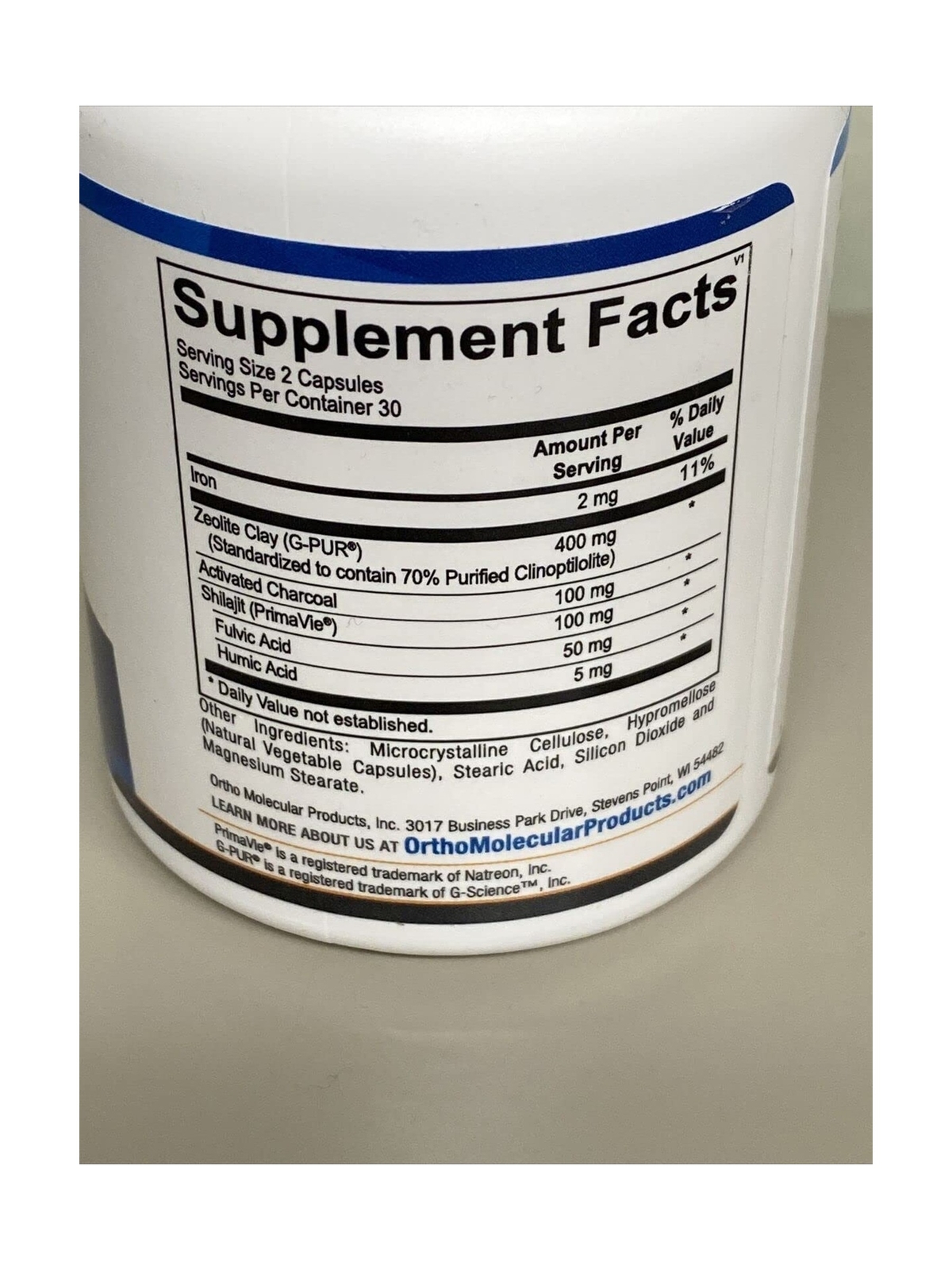 Ortho Molecular Products ZBinder Gastrointestinal Health 60 Capsules. Deto... eBay