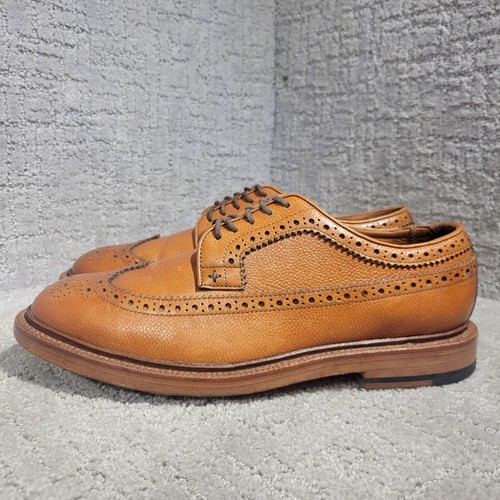 Grant Stone Longwing Men's Size 7D US Brown Chromexcel Wingtip Dress Shoes - Picture 4 of 12