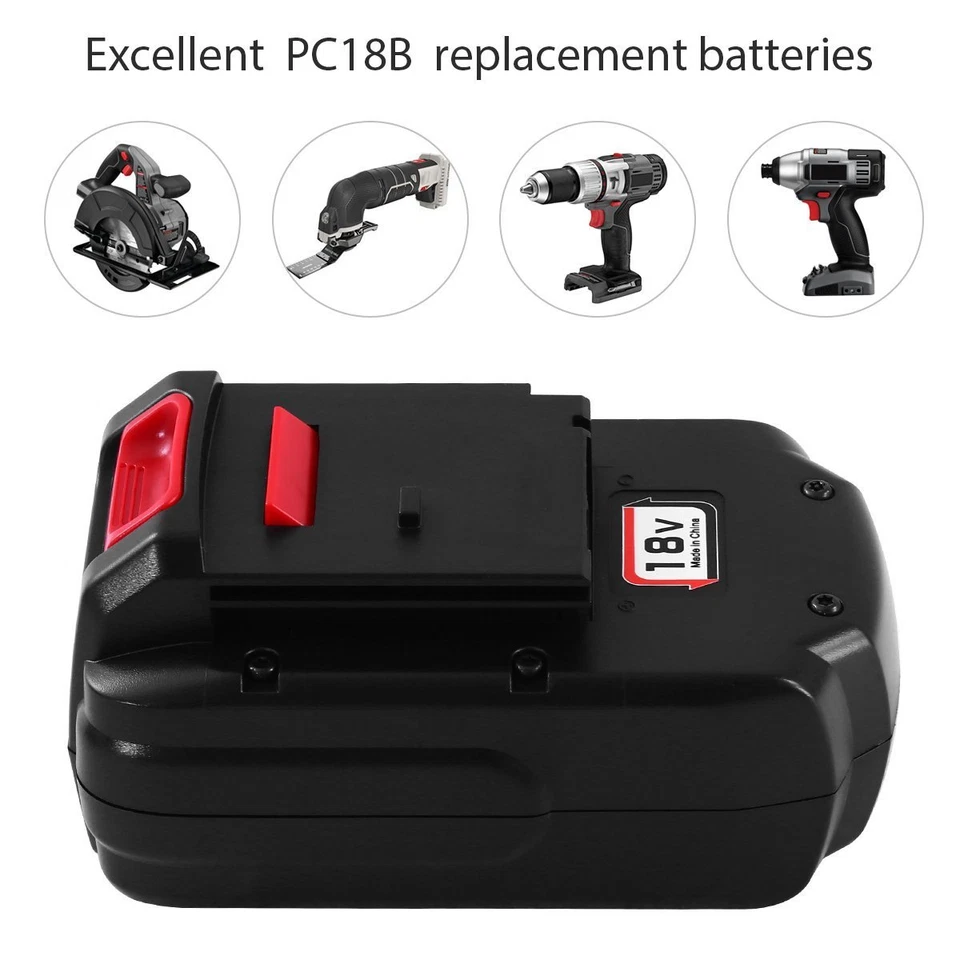 2x 18V 3.0Ah NiCd Replace Battery for Porter Cable 18-Volt PC18B Cordless Tools - Изображение 3 из 4