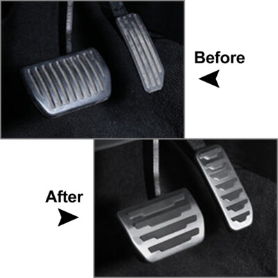 Edelstahl Pedale Für Land Rover - Gaspedal, Bremspedal & Kupplung In Silber/schwarz