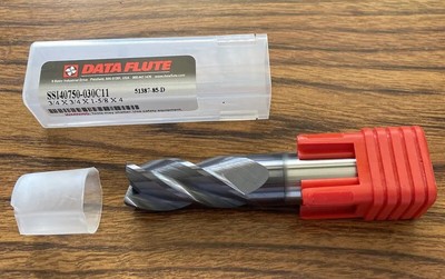 Data Flute 51387-85-D endmill SSI4075-030C11  3/4  X 1-58  X 4  .030 R