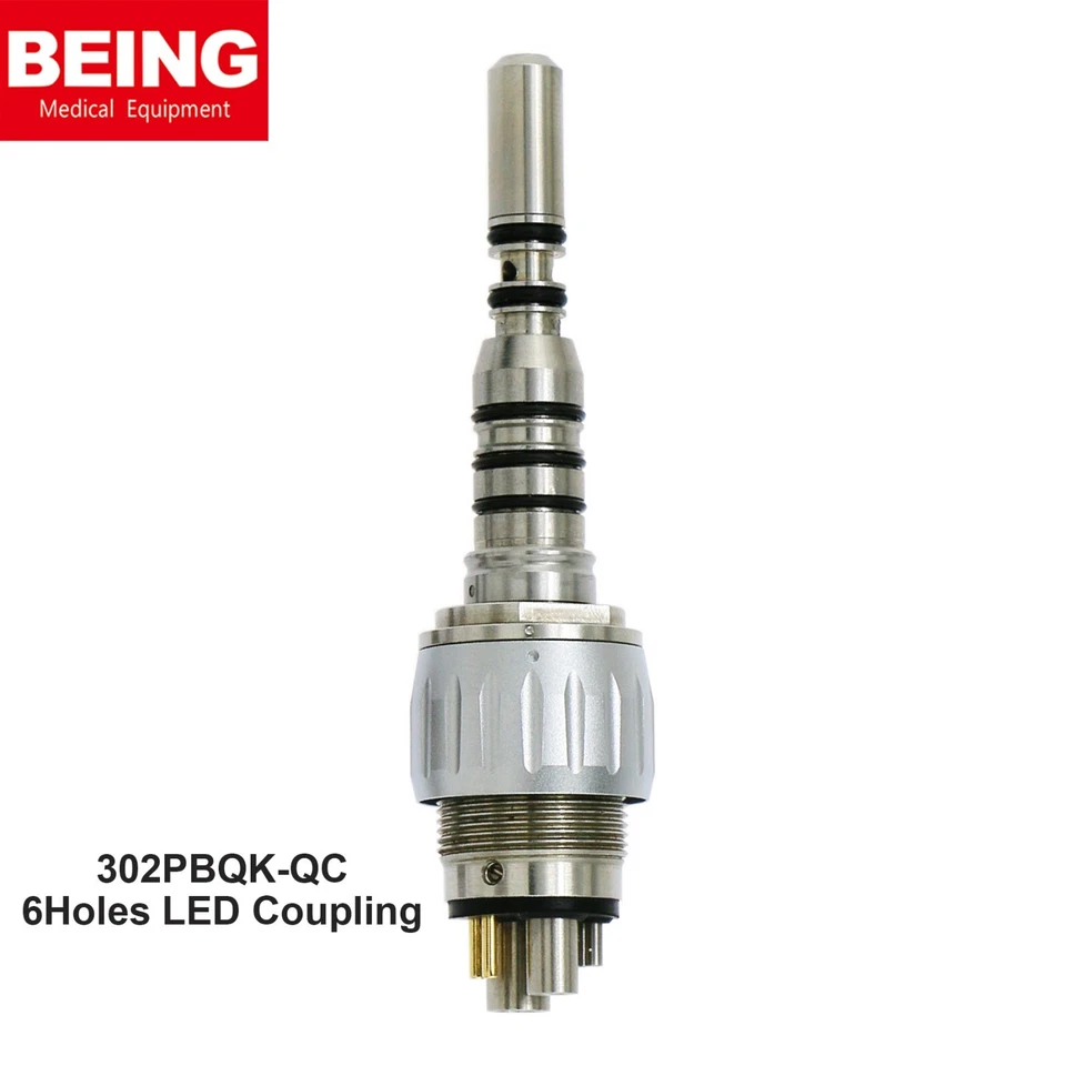 US KaVo MULTIflex LUX 465 LED Style BEING Dental Handpiece Coupling 6 Pin 302PBQ - Image 2 of 4