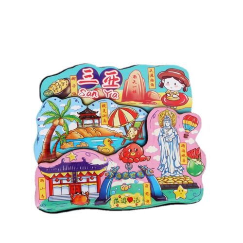 Pegatinas para refrigerador de imanes de ciudad china recuerdos de viaje decoración del hogar - Imagen 36 de 61