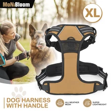 Reflective No Pull Adjustable Dog Harness Control Handle Perfect for Large Dogs