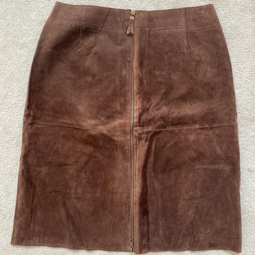 vintage suede skirt - Picture 2 of 4