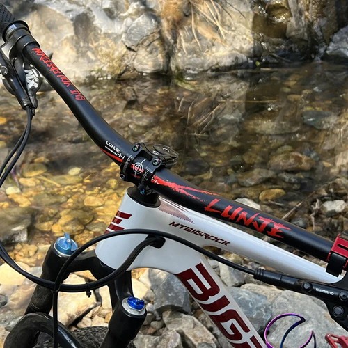 Mountain Bike Swallow Handlebar Aluminum Alloy AM DH Bicycle 31.8*780mm Rise Bar - Picture 8 of 34