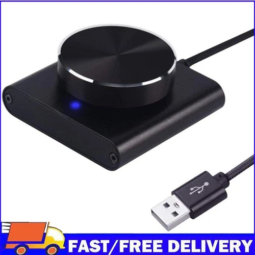 USB Volume Control Knob Multimedia Controller 2 Modes Metal Volume Knob