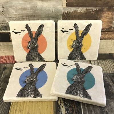 Hase Stein Untersetzer Kaninchen Watership Down