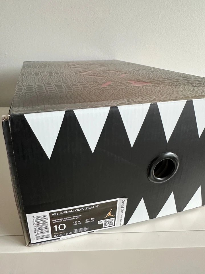 Zion Williamson x Air Jordan 34 Bayou Boys - Talla 10 - DS Foto 3 de 4