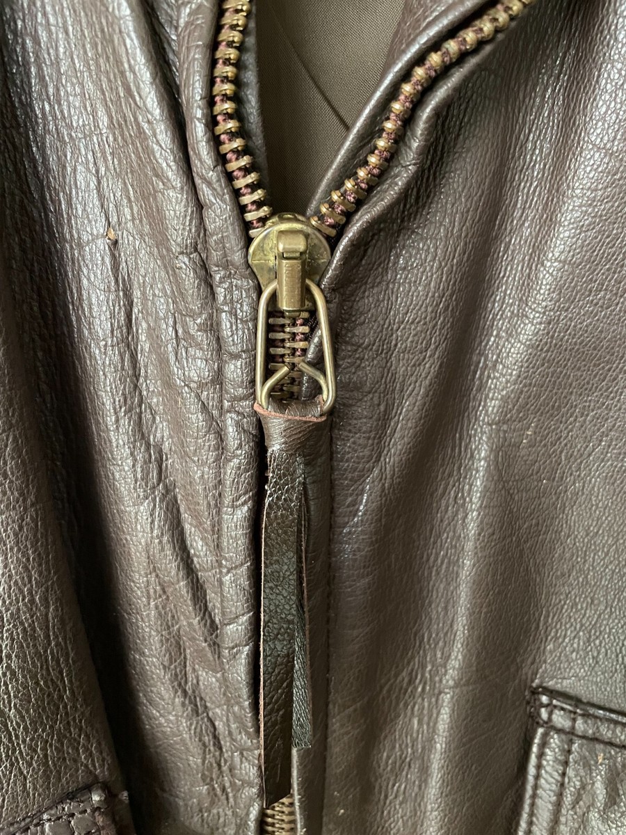 Original USN G-1 Flight Jacket by BRILL BROS., INC.- MIL-J-7823 E