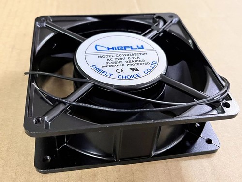 1pc CHIEFLY 220v 12038 CNC machine tool axial fan CC12038S220H - Afbeelding 2 van 6