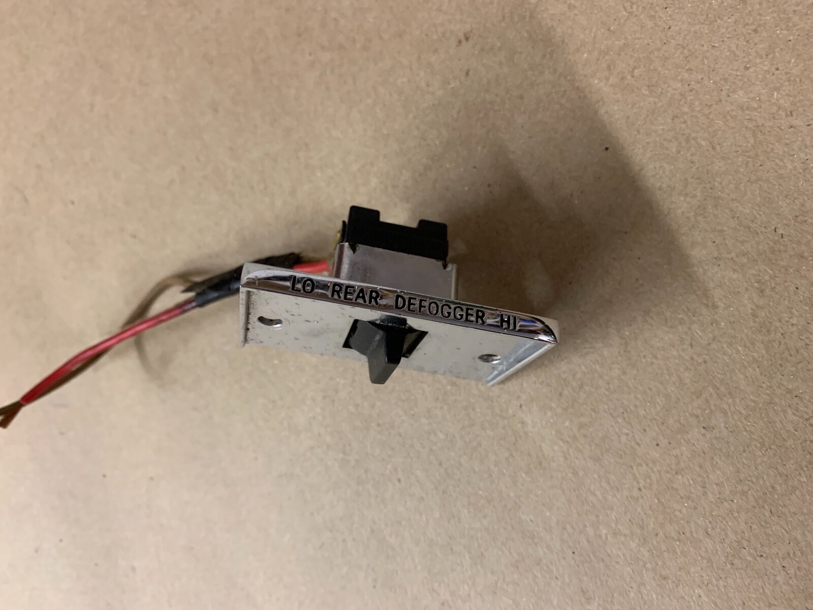 1968 1969 Olds Cutlass S 442 Used GM Rear Window Defogger Dash Switch 68 69