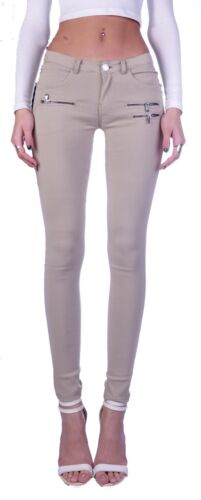 Damen Jeggings Jeans Leggings Hüftjeans Stoffhose Röhrenjeans MEGA STRETCH B55 - Bild 15 von 23