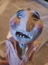 Patricia HUGHEY Folk Artist ORIGINAL Halloween Early