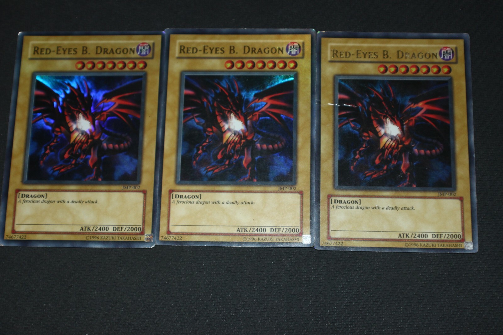 Yugioh Card 3x MPHP Ultra Rare Classic RedEyes B. Dragon JMP002