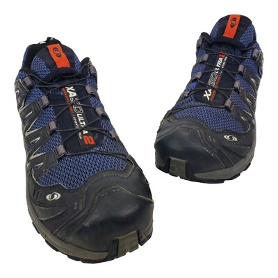 SALOMON Shoes XA 3D ULTRA 2 Men Size 12.5 Blue Black Hiking Trail Outdoor 112189 SALOMON Shoes XA 3D ULTRA 2 Men Size 12.5 Blue Black Hiking  main image 3