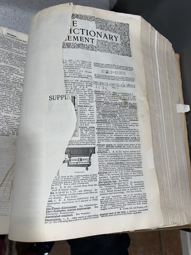 Raee ""The Century Dictionary"" Cordumschlag, 8500 Seiten, antikes Buch 1917 - Bild 20 von 24