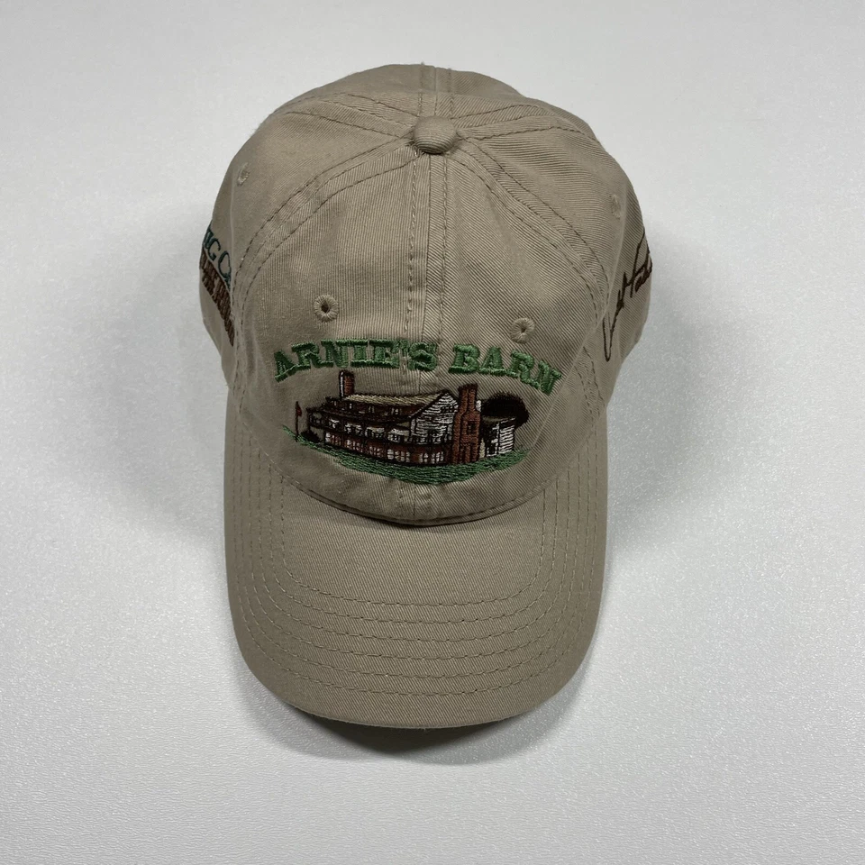 Gorra Arnold Palmer Arnie’s Barn Hat para hombre bronceada con tirantes Big Cedar Top Of The Rock Foto 4 de 4