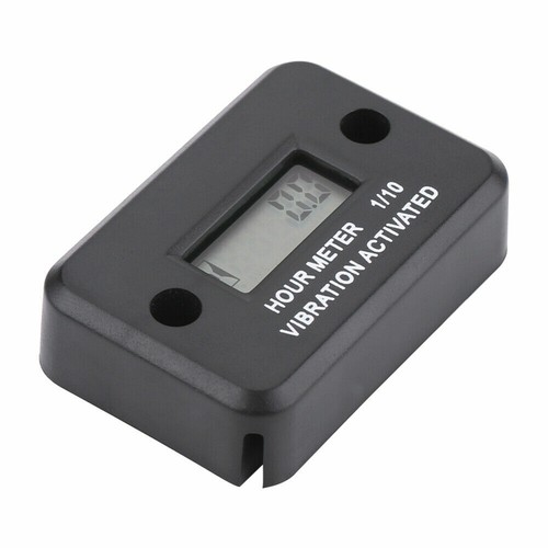 Digital LCD Vibration Hour Meter Timer Gauge For Motorcycle Marine Waterproof FT - Picture 5 of 8
