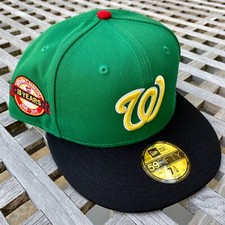 Washington Nationals Black History Month New Era 59FIFTY 2 Tone Hat Dreams 7 5/8