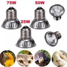 25W-75W UVA UVB Reptile Heat Basking Light Bulb Lamp For Tortoise Lizard Turtle