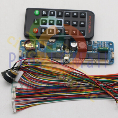 Universal Nixie Tube Clock 6 Digit+Remote Control Kit for IN12 IN14 IN18 qs30-1
