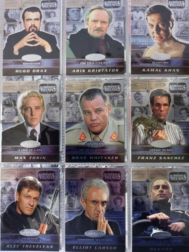 James Bond 40th Anniversary Expansion Chase Bond Villians Cards BV001 - BV0019 - Picture 3 of 6