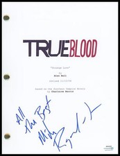 Michael Raymond-James "True Blood" AUTOGRAPH Signed Pilot Episode Script ACOA