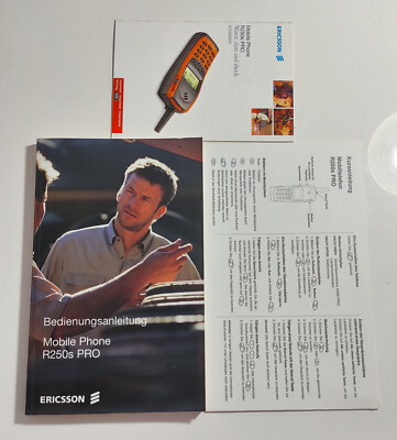 Anleitung Handbuch + Kurzanleitung für Ericsson Mobile Pro R250S Pro