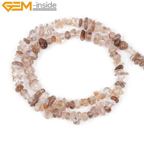6x8mm Natural Stone Chips Beads For Jewelry Making 15" Wholesasle Loose Beads - Picture 7 of 195