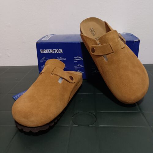Birkenstock Boston Sandals Suede various colors New Slippers from 36 to 44 EU - Afbeelding 16 van 24